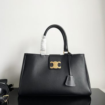 Túi Celine Appoline Triomphe cỡ lớn màu đen size 37.5cm