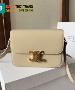 Túi Celine Teen triomphe màu da hàng siêu cấp chất da bò đẹp size 18cm