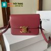 Túi Celine Teen triomphe màu đỏ hàng siêu cấp chất da bò đẹp size 18cm