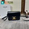 Túi Celine Teen triomphe đeo chéo siêu cấp màu đen chất da bò đẹp size 18cm