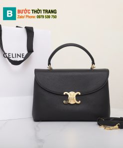 Túi xách Celine Nino màu đen cao cấp da bê sang trọng size 26 cm
