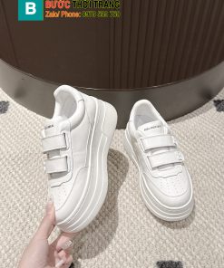 Giày thể thao Ann Andelman màu trắng đế cao cá tính