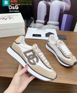 Giày thể thao Dolce&gabbana màu trắng nâu bản siêu cấp