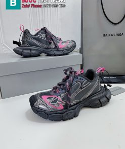 Giày Balenciaga 3x siêu cấp màu đen vàng nhẹ họa tiết đẹp