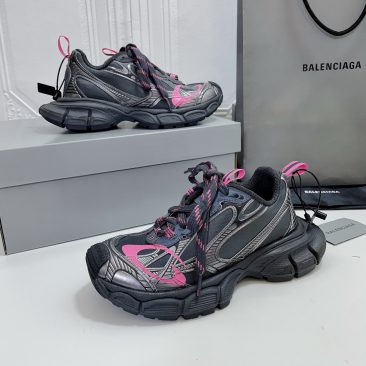 Giày Balenciaga 3x siêu cấp màu đen vàng nhẹ họa tiết đẹp