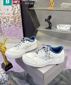 Giày Balenciaga hamp tons màu trắng gót xanh