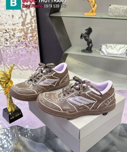 Giày Balenciaga hamp tons siêu cấp da đẹp màu nâu