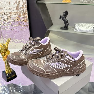 Giày Balenciaga hamp tons siêu cấp da đẹp màu nâu