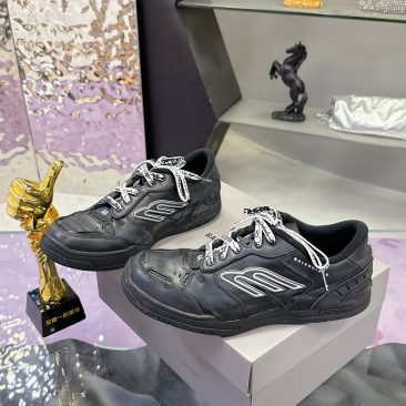 Giày Balenciaga hamp tons siêu cấp da đẹp màu đen