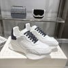 Giày thể thao Alexander McQueen chất lượng 1:1 màu trắng gót xanh than