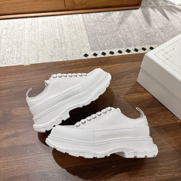 Giày vải Alexander McQueen chất lượng 1:1 màu trắng cao 5cm