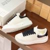 Giày thể thao Alexander McQueen cao 4.5cm bản classic màu trắng gót đen
