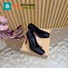 Giày cao gót 𝐶ℎ𝑟𝑖𝑠𝑡𝑖𝑎𝑛 𝐿𝑜𝑢𝑏𝑜𝑢𝑡𝑖𝑛 màu đen quyến rũ đế cao 10cm chất liệu satin mềm mượt