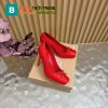 Giày cao gót 𝐶ℎ𝑟𝑖𝑠𝑡𝑖𝑎𝑛 𝐿𝑜𝑢𝑏𝑜𝑢𝑡𝑖𝑛 màu đỏ tươi quyến rũ đế cao 10cm chất liệu satin mềm mượt