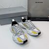 Giày thể thao Balenciaga cao cấp màu trắng ghi mũi cong phong cách năng động