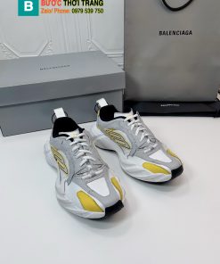 Giày thể thao Balenciaga cao cấp màu trắng ghi mũi cong phong cách năng động