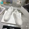 Giày thể thao CELINE màu trắng đế xuồng da bò mềm đanh cực đẹp