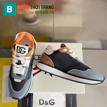 Giày thể thao LOEWE màu nâu ghi da bò thật cao cấp đế cao 3cm, đế cao su chống trượt bền bỉ