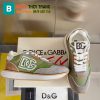 Giày thể thao LOEWE màu nâu và xanh lá kết hợp da bò thật cao cấp đế cao 3cm, đế cao su chống trượt bền bỉ