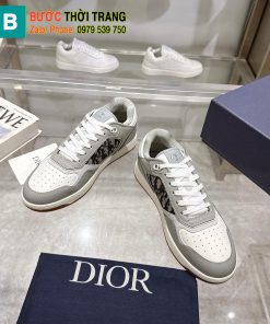 Giày thể thao Dior B27 Uptown màu trắng ghi cá tính dành cho cả nam và nữ