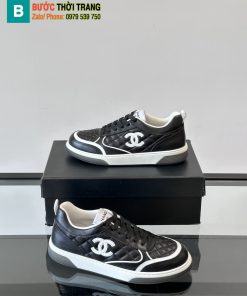 Giày thể thao Gucci siêu cấp màu đen mềm êm, phong cách năng động