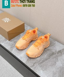 Giày thể thao LOEWE màu cam phong cách năng động thoáng mát đế cao su bền bỉ đàn hồi vượt trội