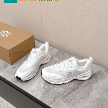 Giày thể thao LOEWE màu trắng phong cách năng động thoáng mát đế cao su bền bỉ đàn hồi vượt trội