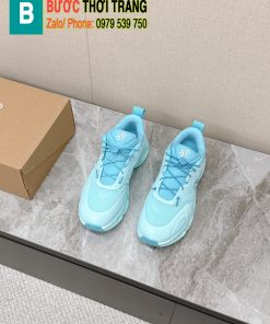 Giày thể thao LOEWE màu xanh da trời phong cách năng động thoáng mát đế cao su bền bỉ đàn hồi vượt trội