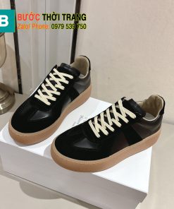 Giày thể thao Maison Margiela màu đen cao cấp đế cao su đàn hồi vượt trội bền bỉ