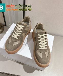 Giày thể thao Maison Margiela màu xanh rêu cao cấp đế cao su đàn hồi vượt trội bền bỉ