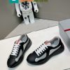 Giày thể thao Prada America’s Cup màu đen phong cách thời thượng trẻ trung