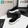 Giày thể thao Chanel nữ cao cấp màu đen đế cao tôn dáng