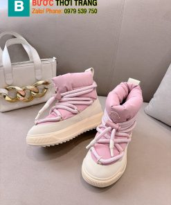 Giày trượt tuyết lông vũ Moncler Altive Mid màu hồng
