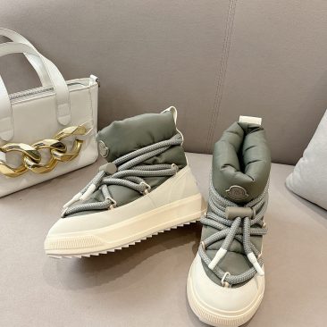Giày trượt tuyết lông vũ Moncler Altive Mid màu xanh