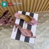 Guốc cao gót Aquazzura màu hồng đính hạt cao 8.5cm