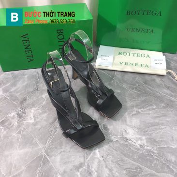 Sandal cao gót BotteBottega Venetaga Veneta màu đen