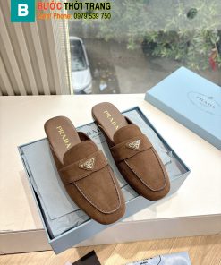 Sục PRADA màu nâu đậm cao cấp được thiết kế mang phong cách retro thời thượng sang trọng