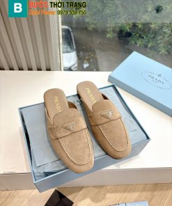 Sục PRADA màu nâu be cao cấp được thiết kế mang phong cách retro thời thượng sang trọng