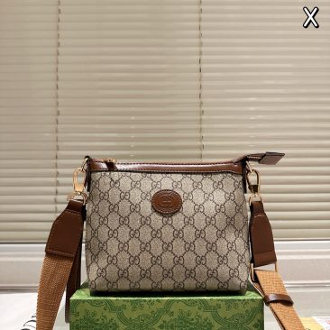Túi đeo chéo nam Gucci ophidia màu nâu và đen size 20cm