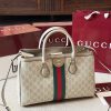 Túi xách Gucci Ophidia GG Tote – Retro sang trọng, chất casvan màu trắng