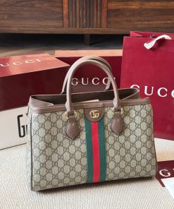 Túi xách Gucci Ophidia GG Tote – Retro sang trọng, chất casvan màu nâu