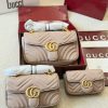 Túi xách Gucci Marmont màu nude da mềm mại có 3 kích thước 16cm, 22cm và 26cm