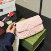 Túi xách Gucci Marmont màu hồng nhỏ đẹp size 21cm