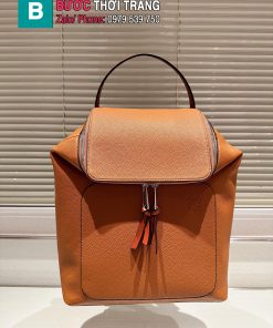 Ba lô LOEWE màu nâu vàng da bò size 38x34x15 cm thiết kế sang trọng năng động có ngăn rộng lớn