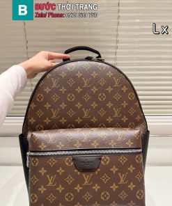 Ba lô LV màu nâu size 28x38 cm họa tiết monogram bền bỉ sang trọng