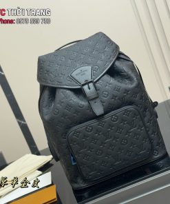 Ba lô LV nam cỡ lớn chất dập hoa văn nổi size 31x43cm