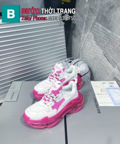 GIÀY THỂ THAO NAM NỮ BAlenciaga* Triple S màu trắng hồng cao cấp