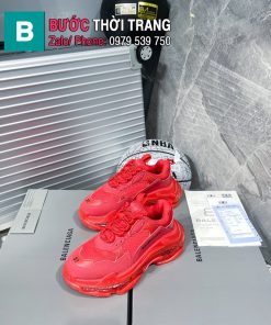 GIÀY THỂ THAO NAM NỮ BAlenciaga* Triple S màu đỏ cao cấp