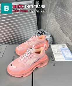 GIÀY THỂ THAO NAM NỮ BAlenciaga* Triple S màu hồng cam cao cấp