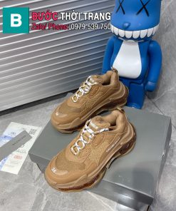 GIÀY THỂ THAO NAM NỮ BAlenciaga* Triple S màu nâu cao cấp